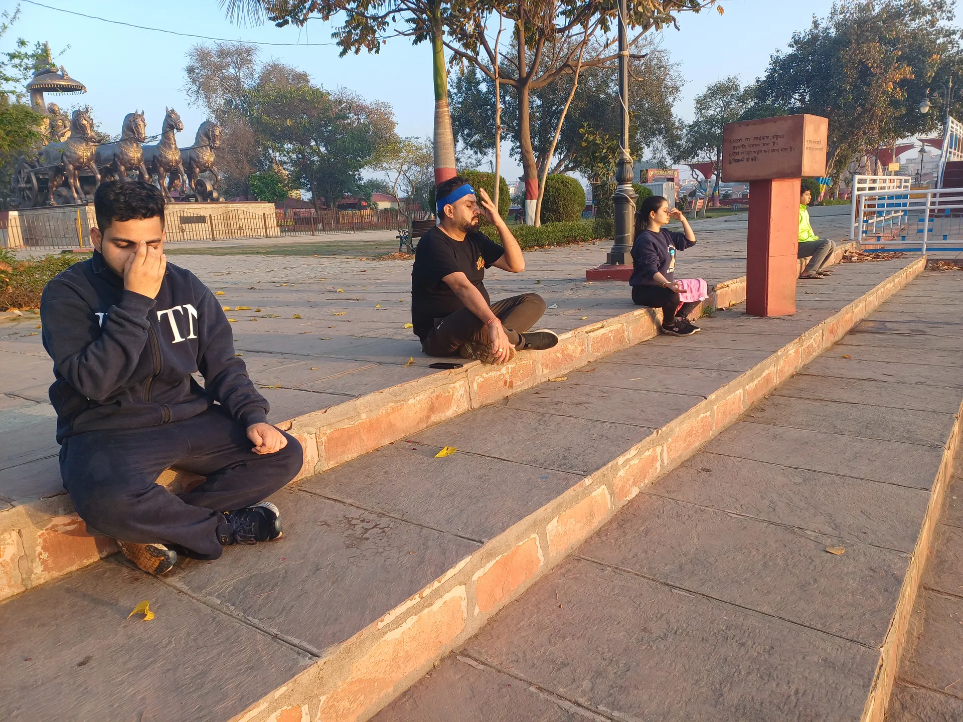 Master Harcharanjeet Singh — practice photograph