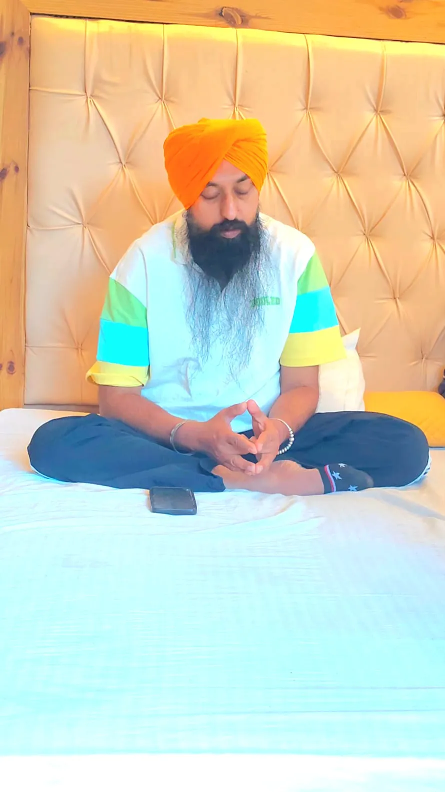 Master Harcharanjeet Singh — practice photograph